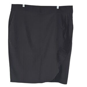 Ripskirt Hawaii Wrap Skirt Cover Up 2XL Black Solid Beach Resort NWT SW-2119